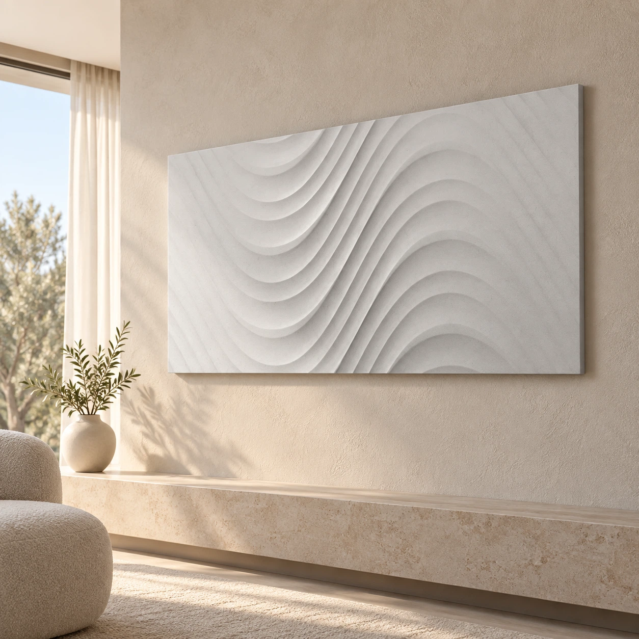 3D-панель — В интерьере